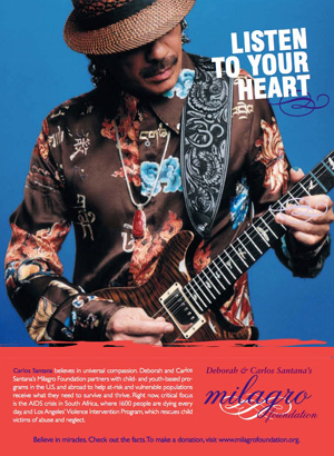 Santana to perform at Fashion Rocks, September 6,  2007