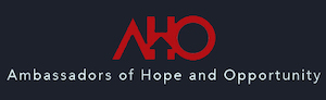 Ambassadors of Hope and Opportunity (AHO) logo